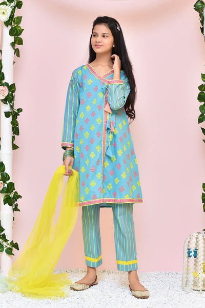 Cotton Printed 3 Pc Suit