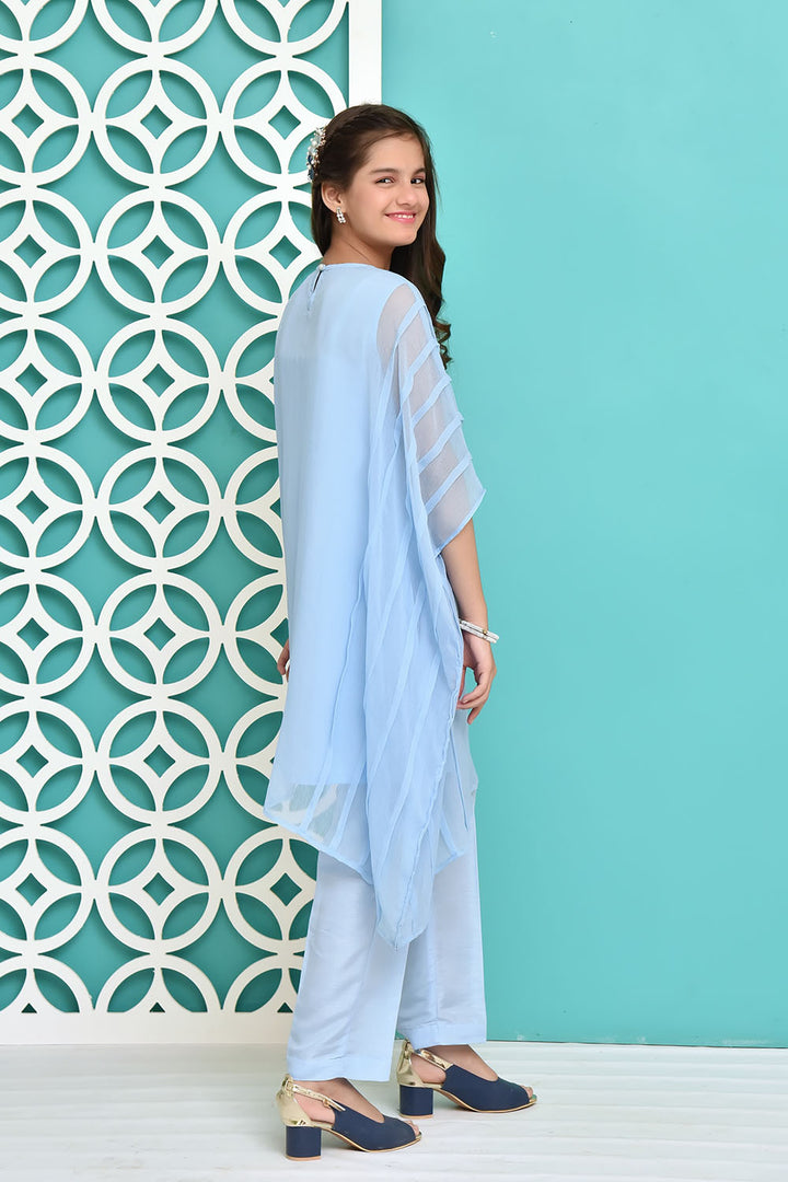 Chiffon Hand Work 2 Pc Suit - Wear Ochre