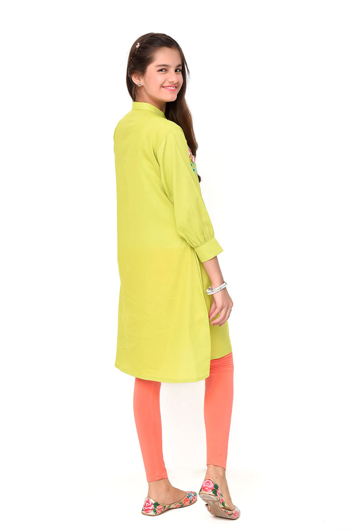 Cotton Embroidered Kurta - Wear Ochre