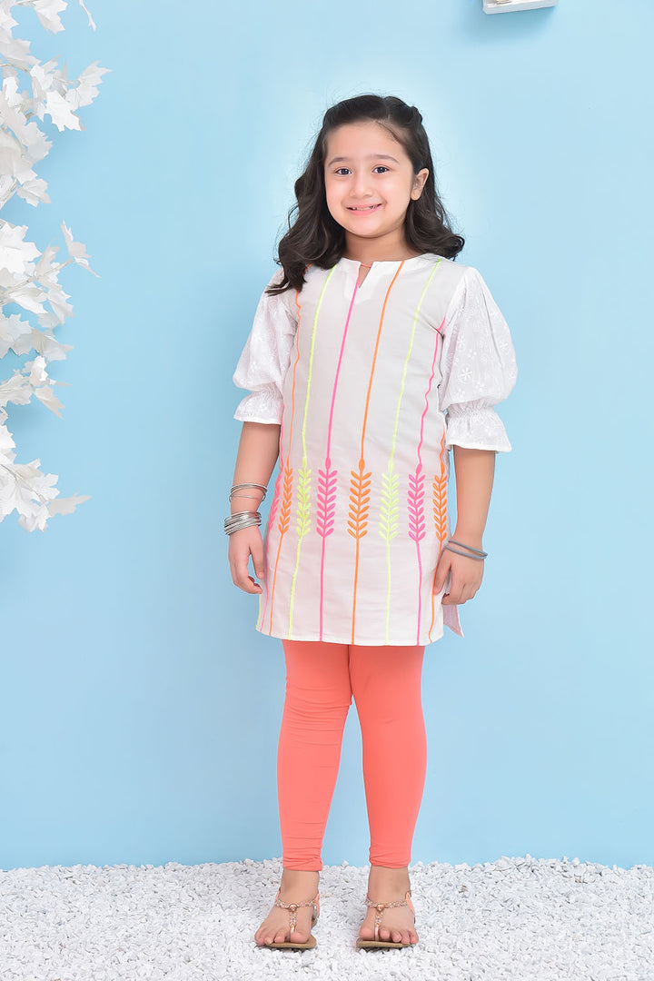Chikankari Embroidered Kurta - Wear Ochre