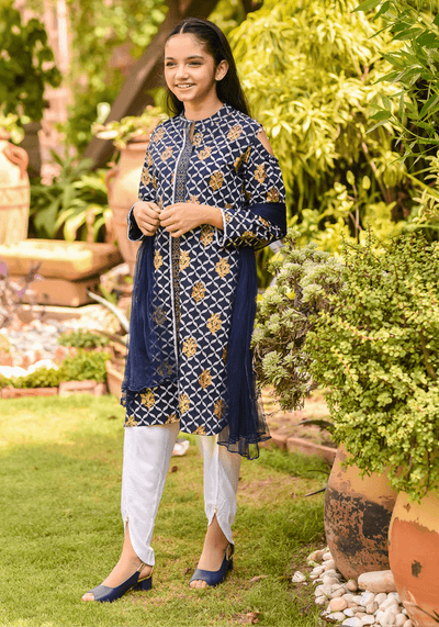 Cotton Printed 3 Pc Suit