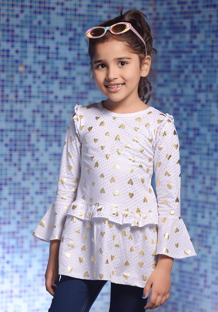 Girls Jersey Top - Wear Ochre