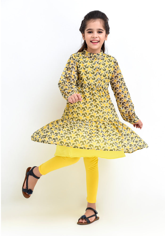 Chiffon Printed Top - Wear Ochre