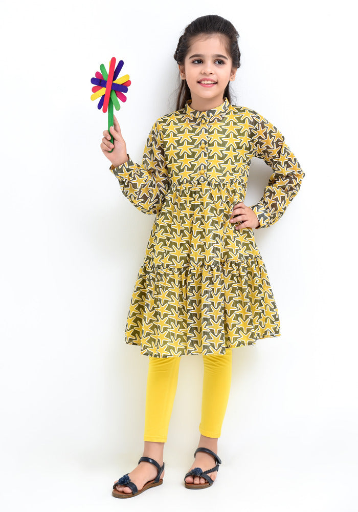 Chiffon Printed Top - Wear Ochre