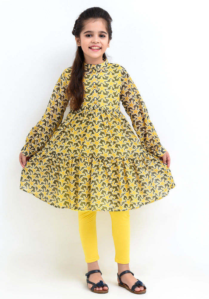 Chiffon Printed Top - Wear Ochre